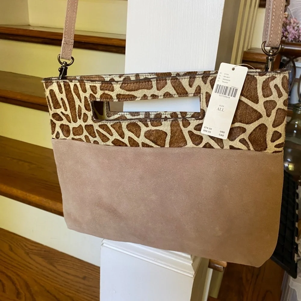 Anthropologie Verona Textured Clutch Bag